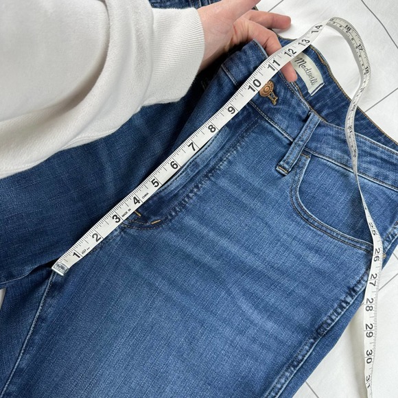 Madewell Jeans Womens 30 Petite Blue Curvy Roadtripper Skinny Stretch Denim - Picture 8 of 11